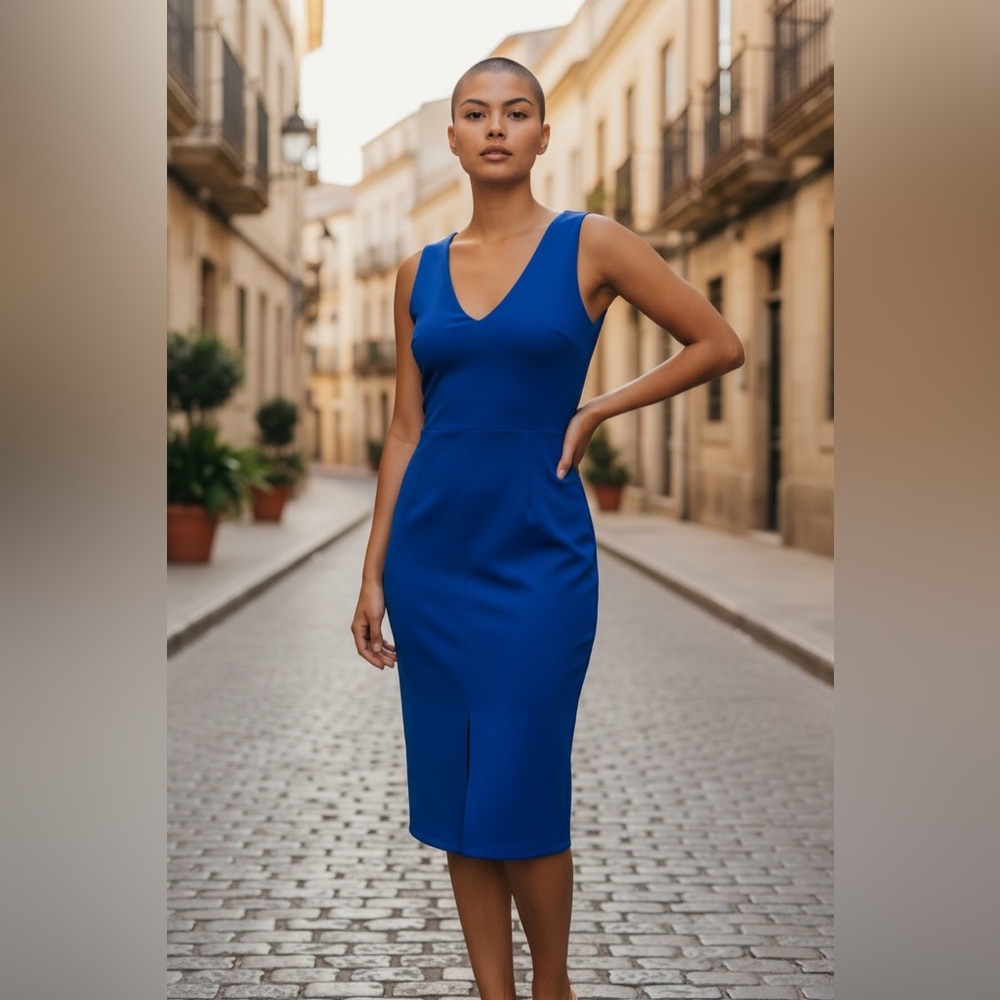 LOVE...ADY BLUE BODYCON DRESS